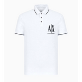 ARMANI EXCHANGE REGULAR FIT POLO SHIRT IN ICON PROJECT PIQUET